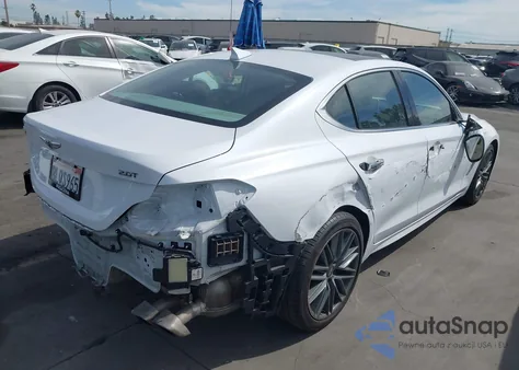 2019 Genesis G70 2.0T Advanced из США, поврежденный, VIN KMTG34LAXKU035434